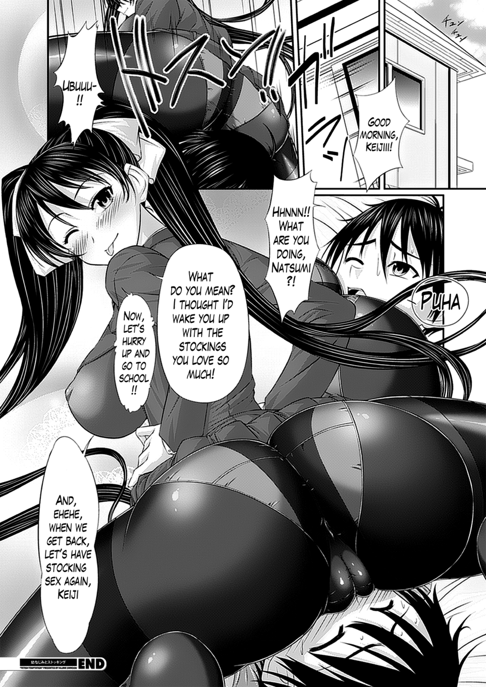 Hentai Manga Comic-Childhood Friend and Stockings + Omake-Read-22